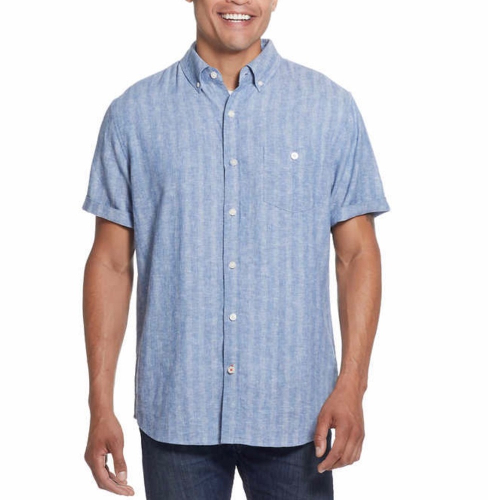 Weatherproof Vintage - Men’s Short Sleeve Woven Shirt